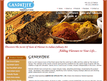 Tablet Screenshot of ganpatjee.com